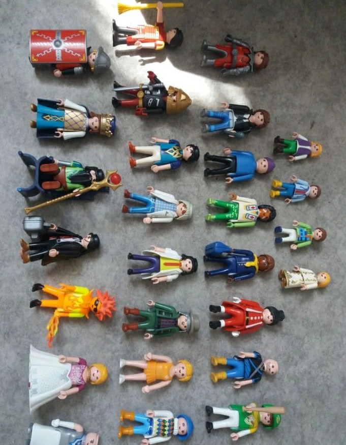 Lot de 5 personnages Playmobil vintage -  France