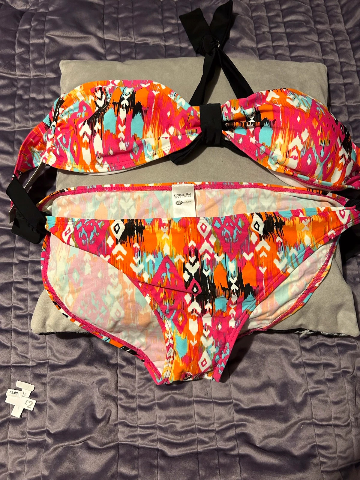 Coral Bay bikini size 16 new with tags