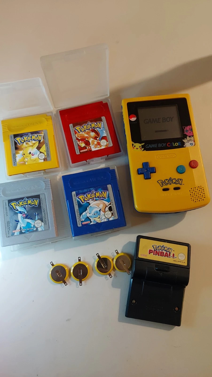 Coque de protection Pikachu Pokemon pour console Game Boy Color GBC