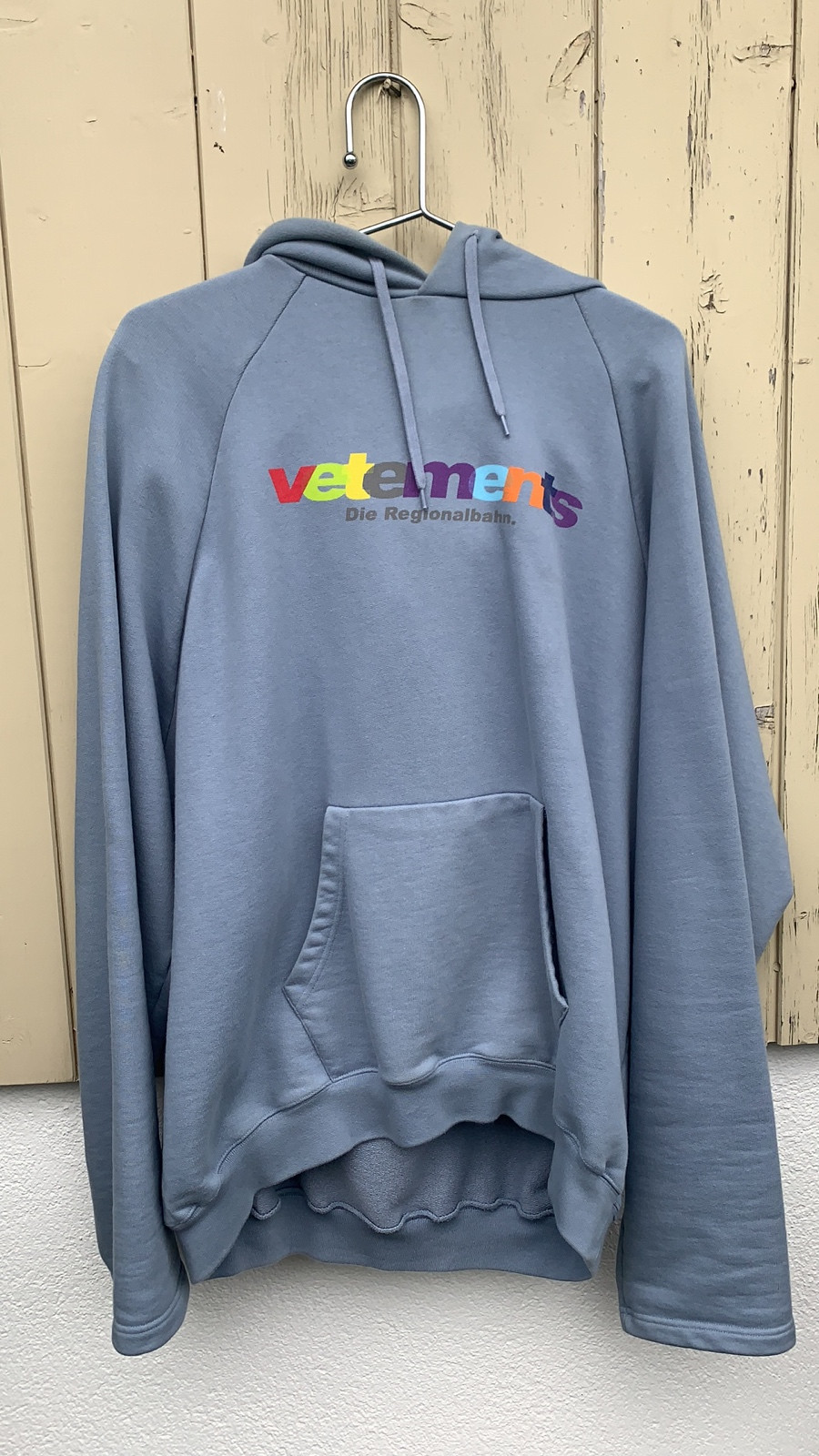 Vetements die cheap regionalbahn hoodie