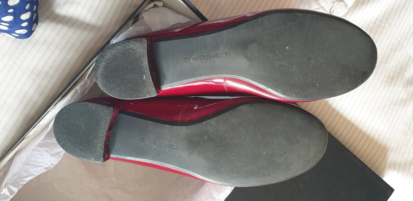 Exclusive Maud Frizon of Paris patent leather shoes