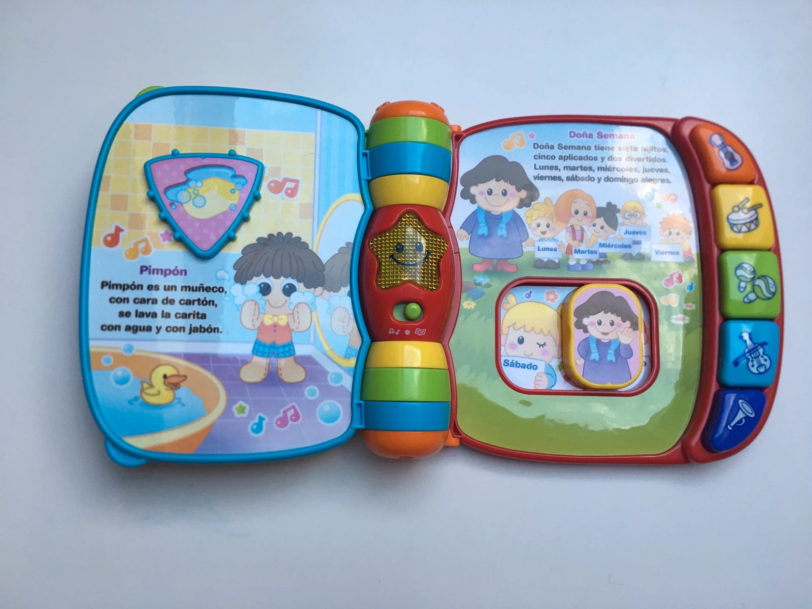 Vtech Libro interactivo primeras canciones bebe de segunda mano