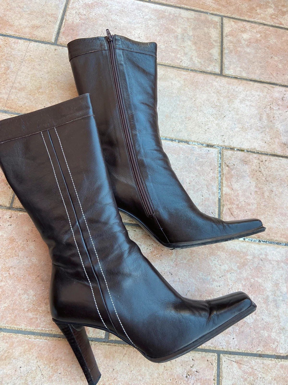 Stivali vero cuoio Made in Italy numero 39 Vinted