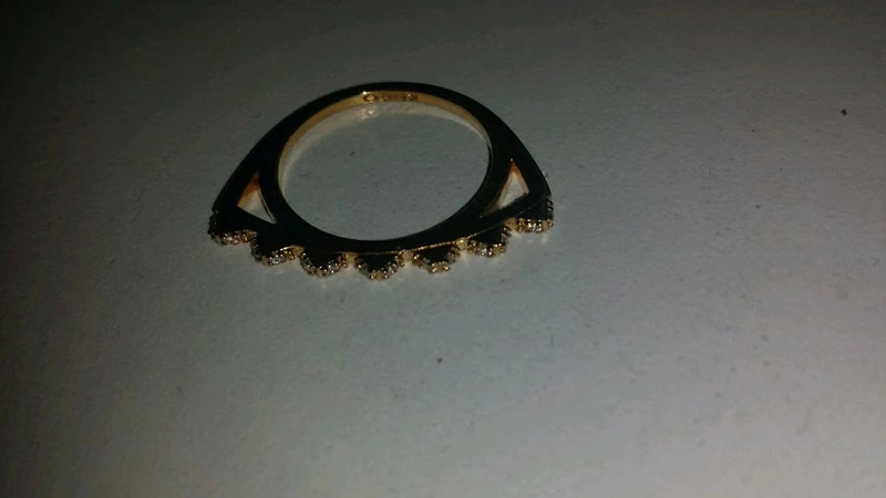 Fantastique Bague Or Sertie de Diamants Sign Kenzo Mod le de l