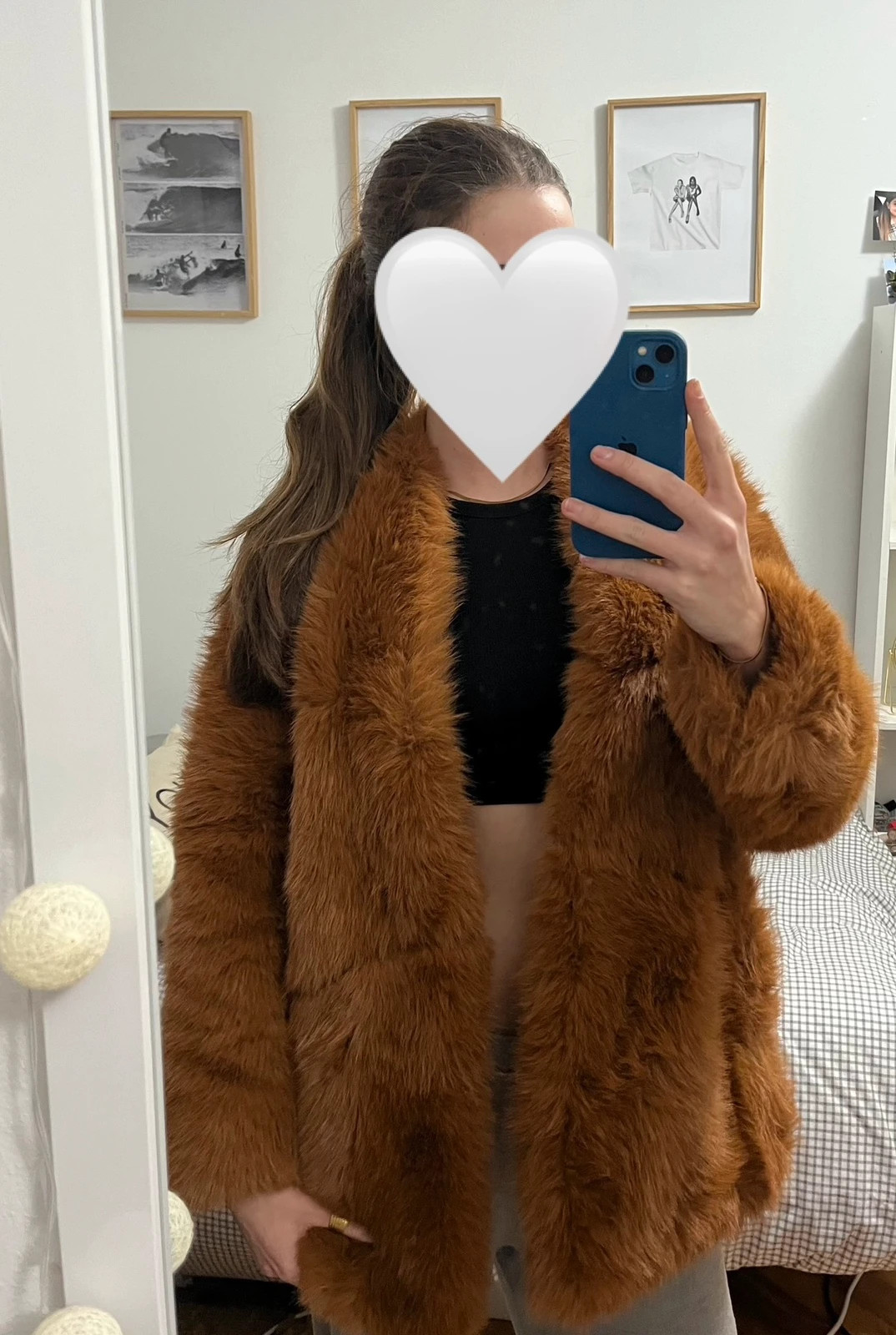 Mango faux fur hotsell