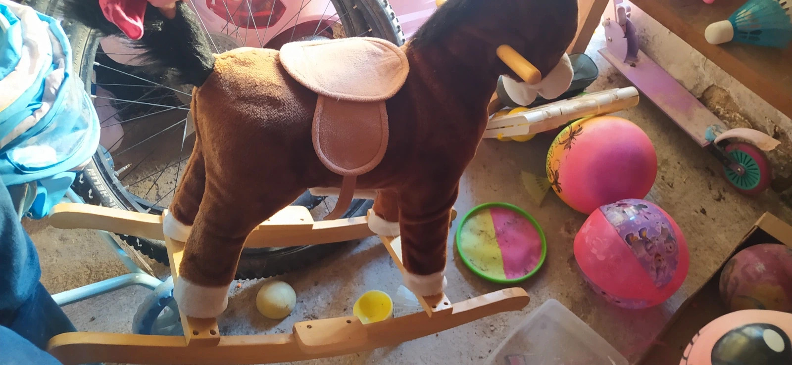 Cheval à bascule avec bruitage shop