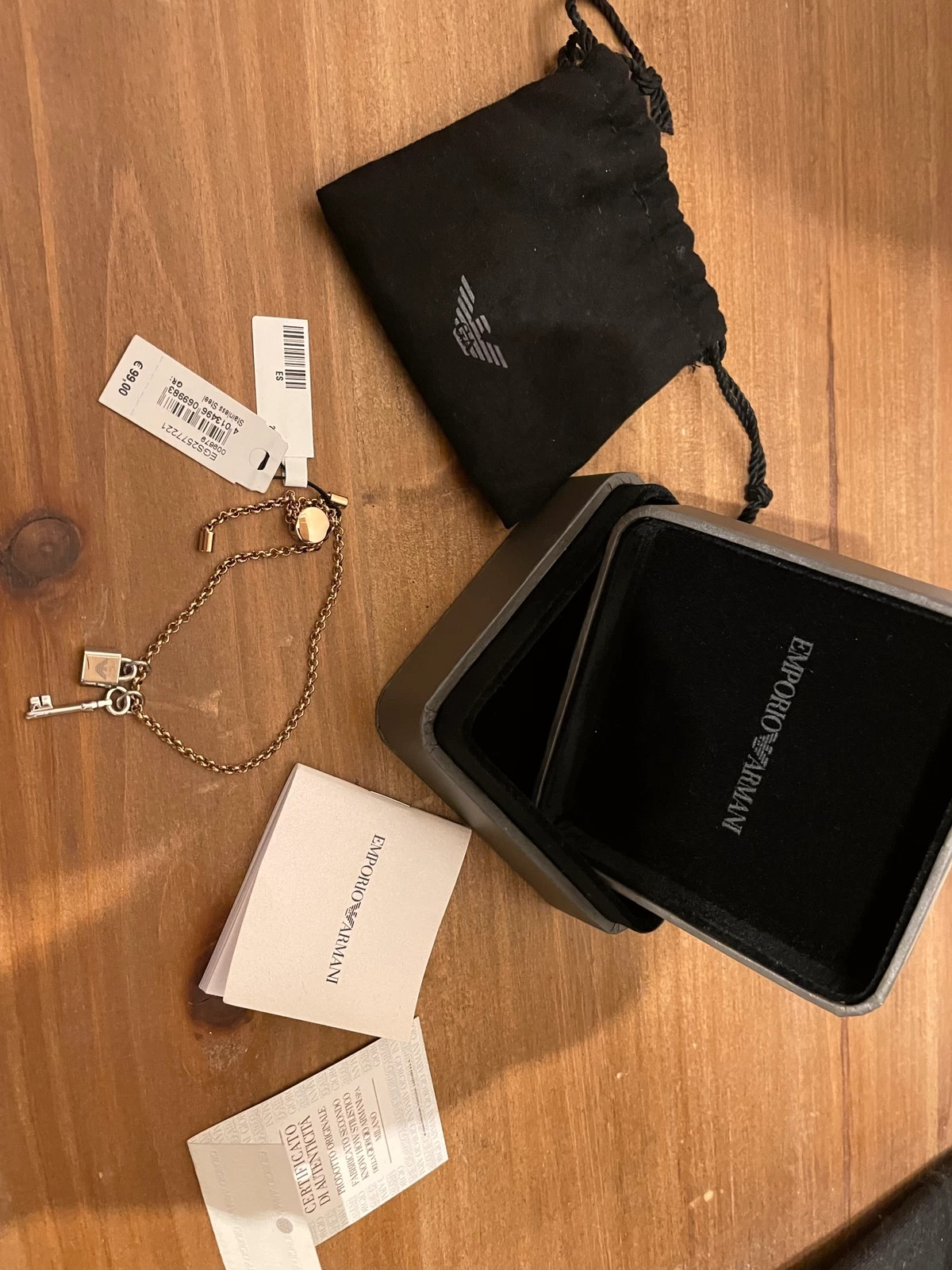 Emporio armani watch box for sale discount