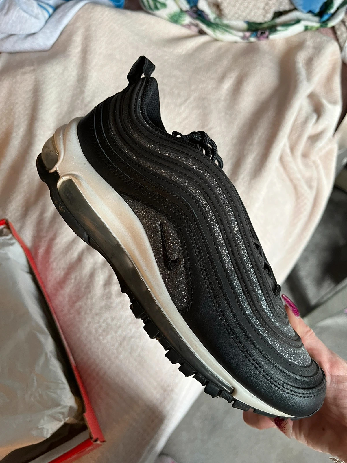 White sale glitter 97s