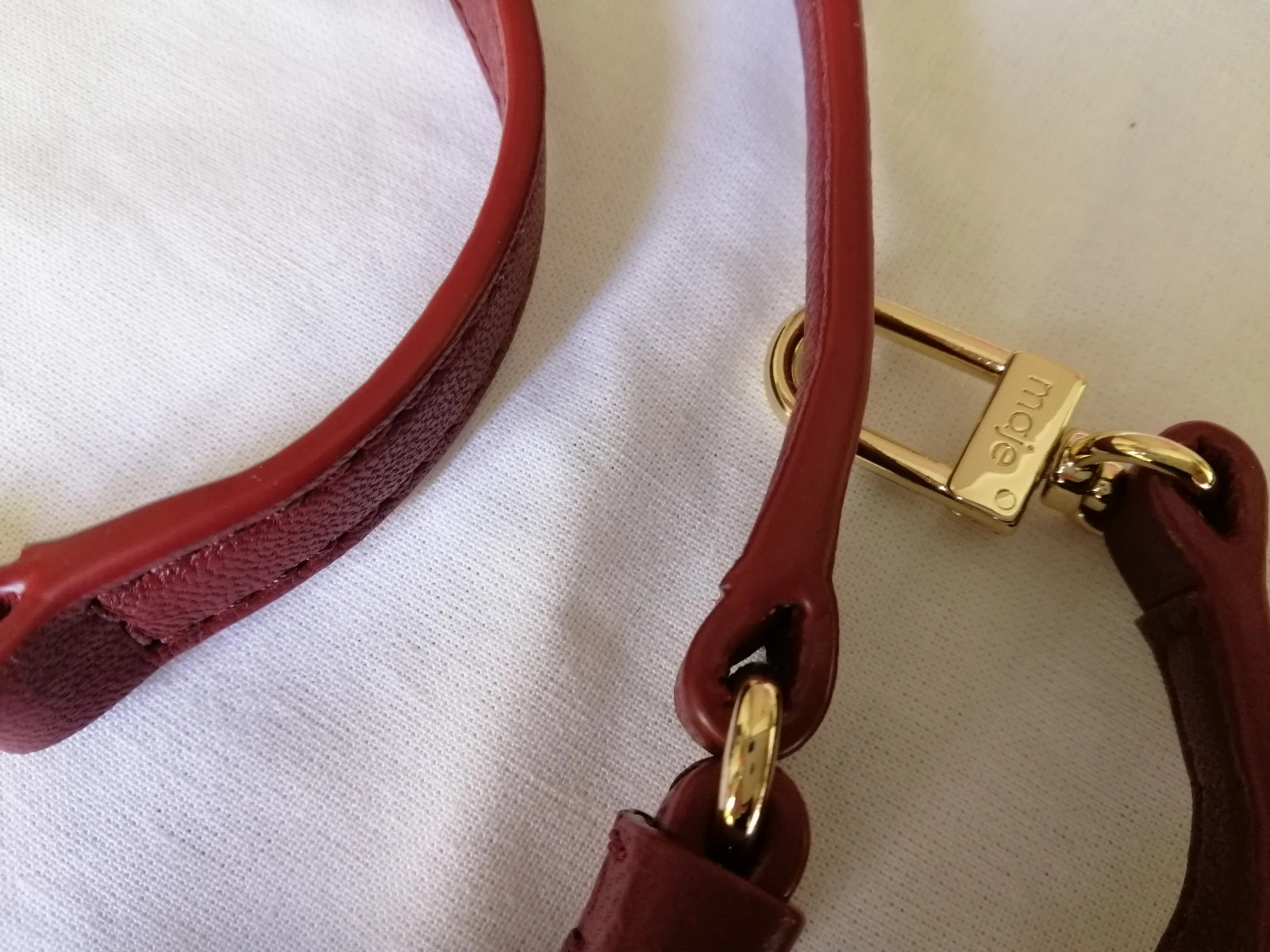 Luxe Maje bandouli re Anse cuir bordeaux Vinted