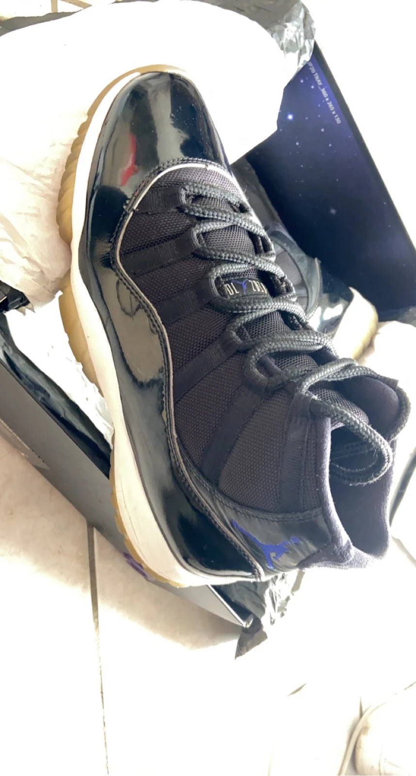 Jordan 11 space jam used online