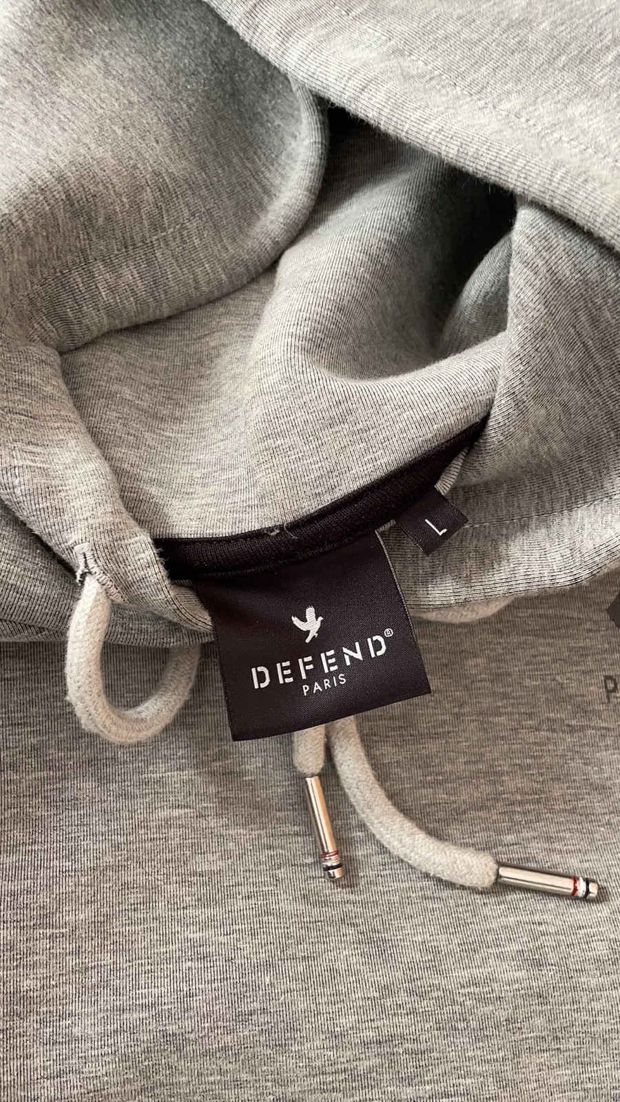 Felpa Defend Paris Grigia Vinted