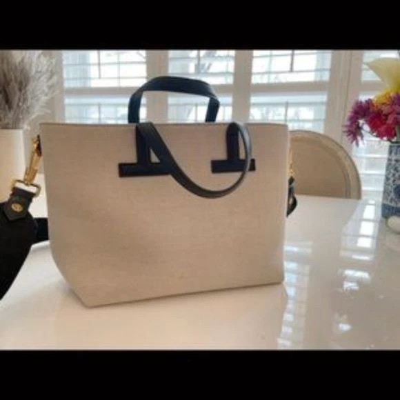 Tom ford printed canvas and leather t sale tote bag