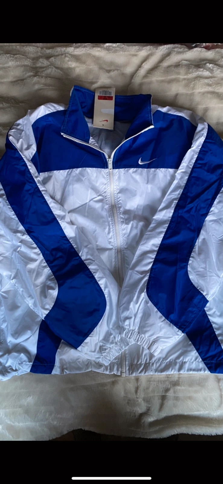 Vintage Nike windbreaker jacket blue/white #vintage #Y2k 