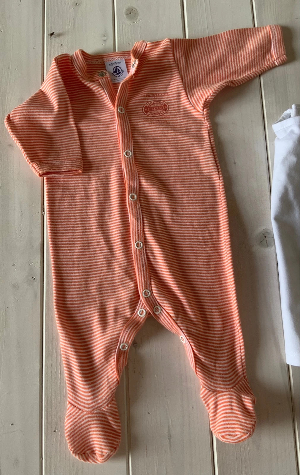 Tutina neonato Petit Bateau + 2 T-shirt