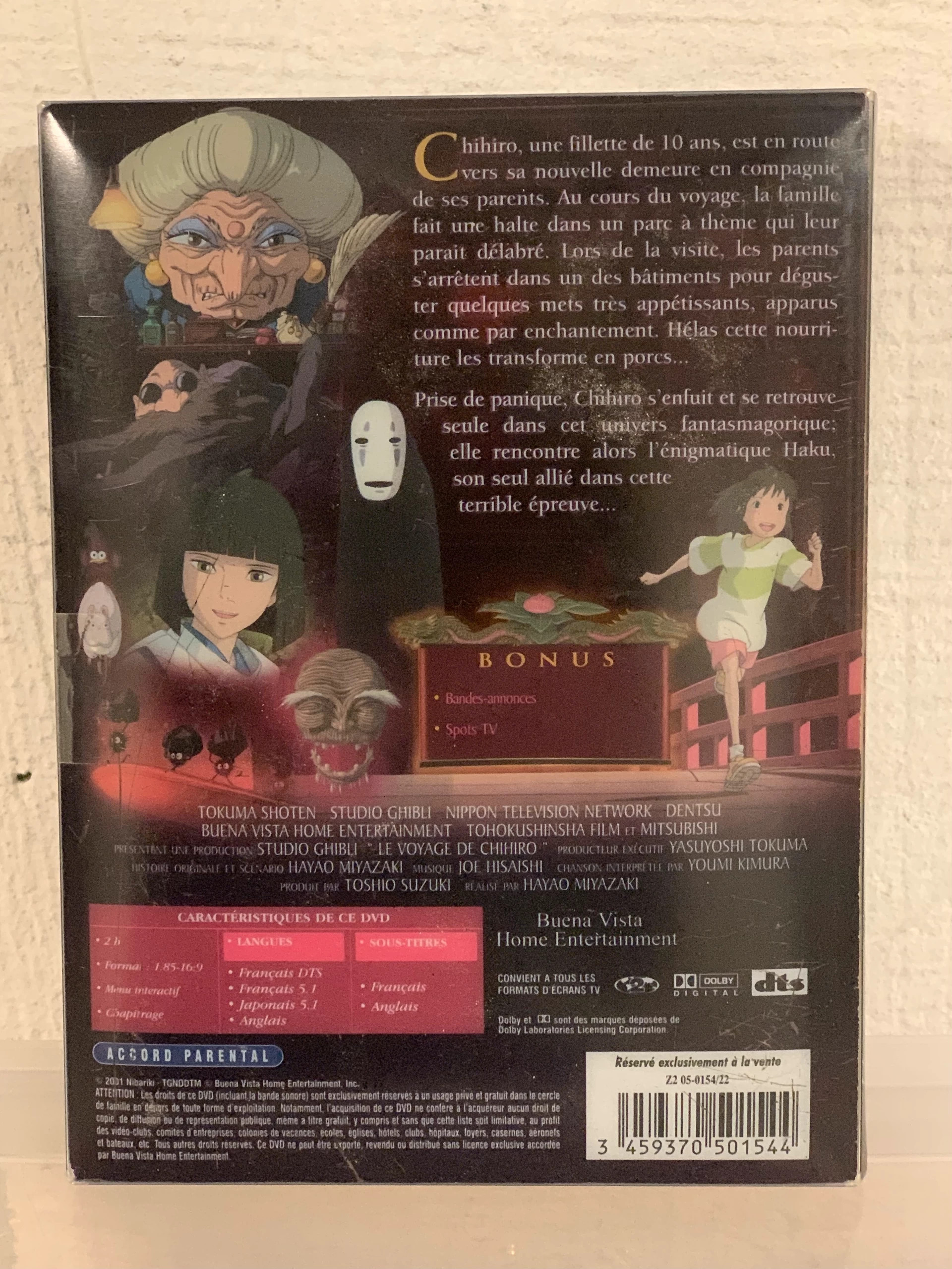 DVDFr - Le Voyage de Chihiro (Édition Prestige) - DVD