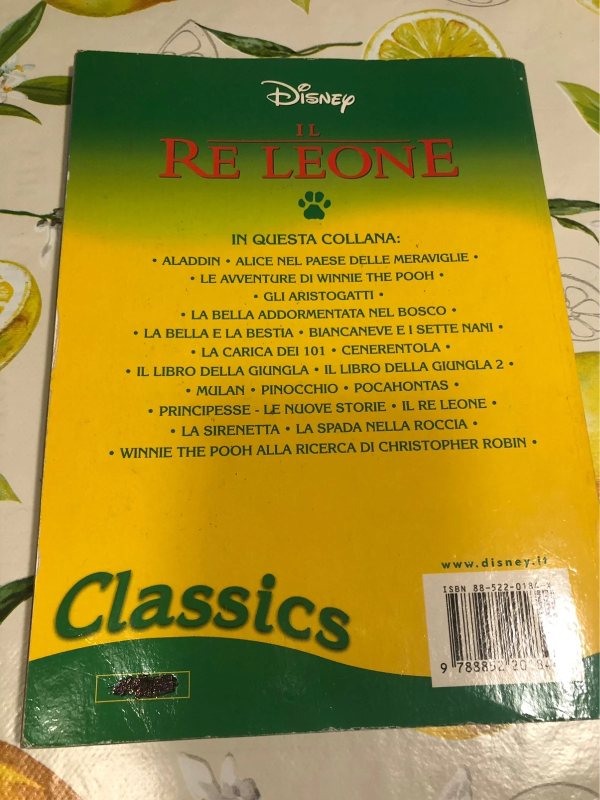 Il re Leone - Libro Disney Libri 2015, Classics