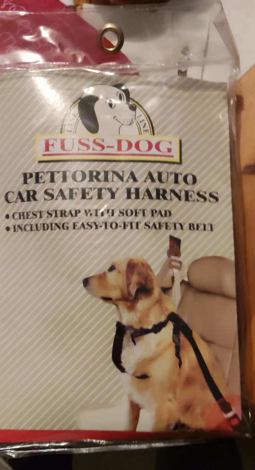 Ceinture + Harnais de sécurité pour chien en voiture