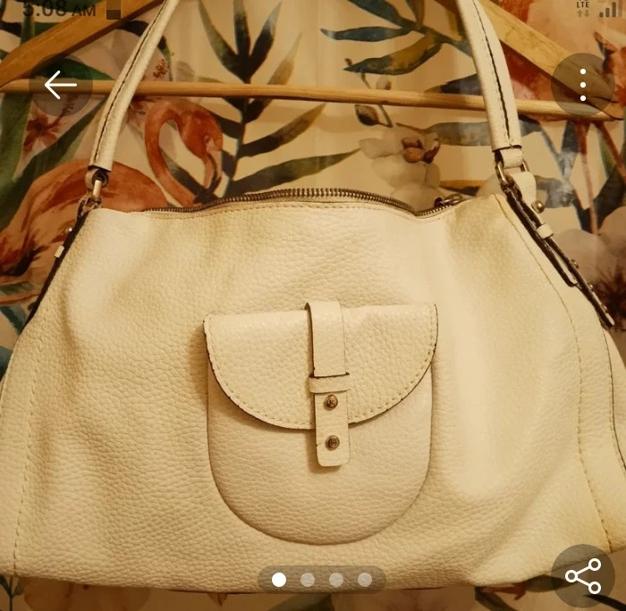 White liz hot sale claiborne purse