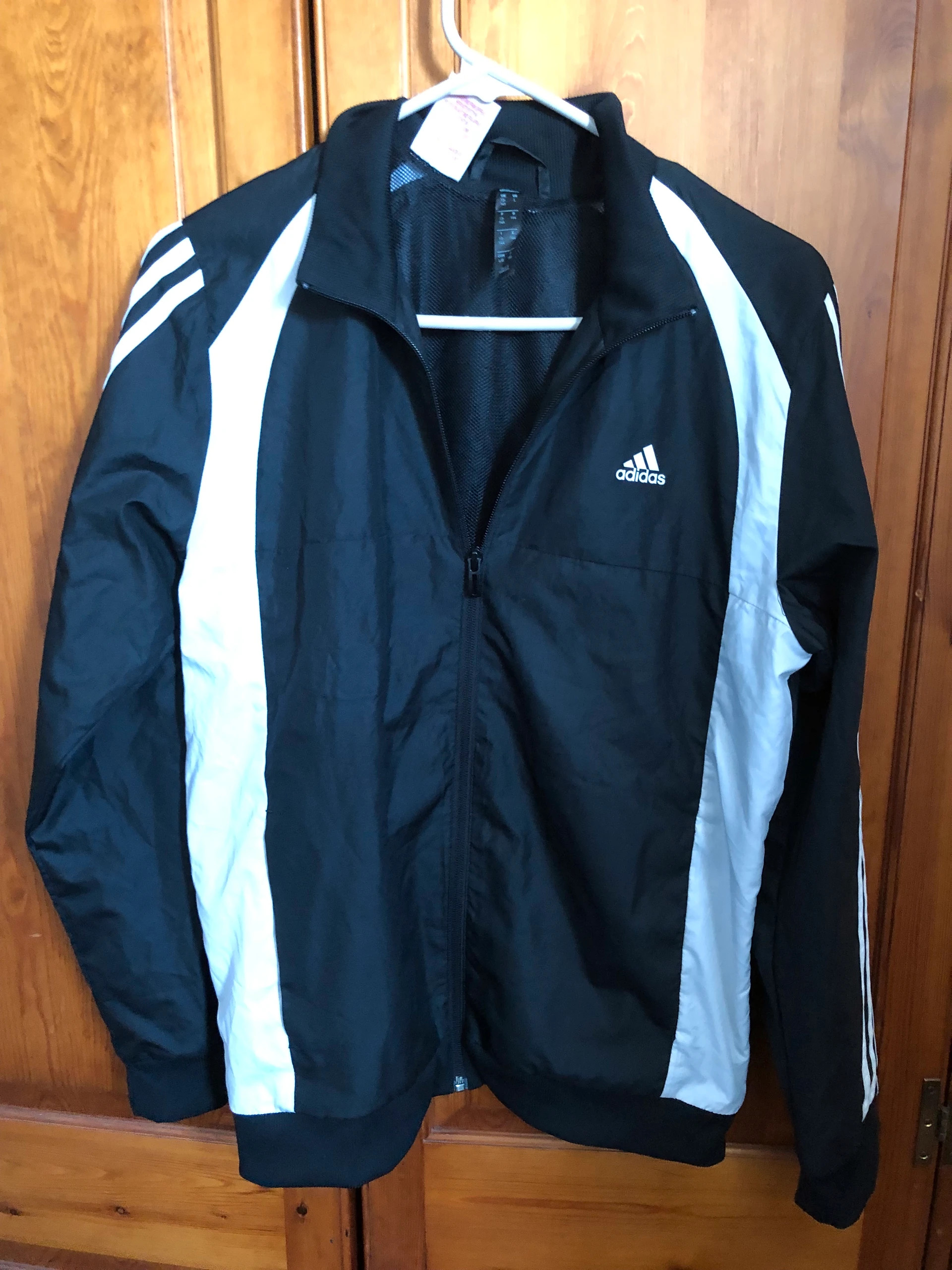 Black and white adidas tracksuit Vinted