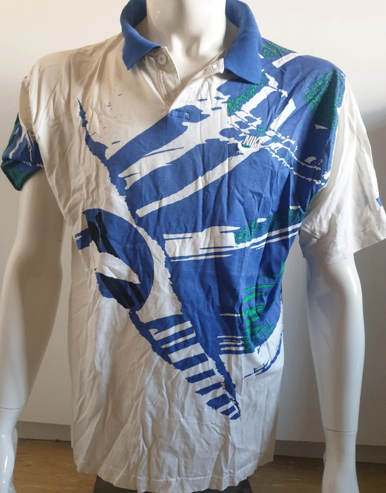 Vintage Tennis shirt Polo Nike challange Andre Agassi Größe L