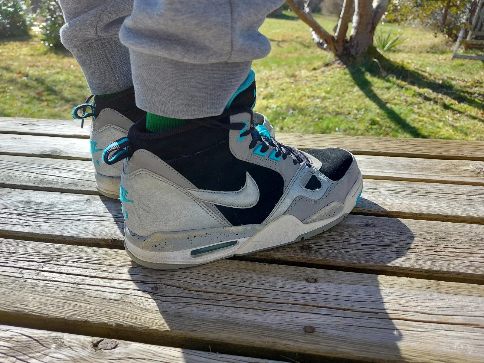 Nike air flight 2013 blue sales