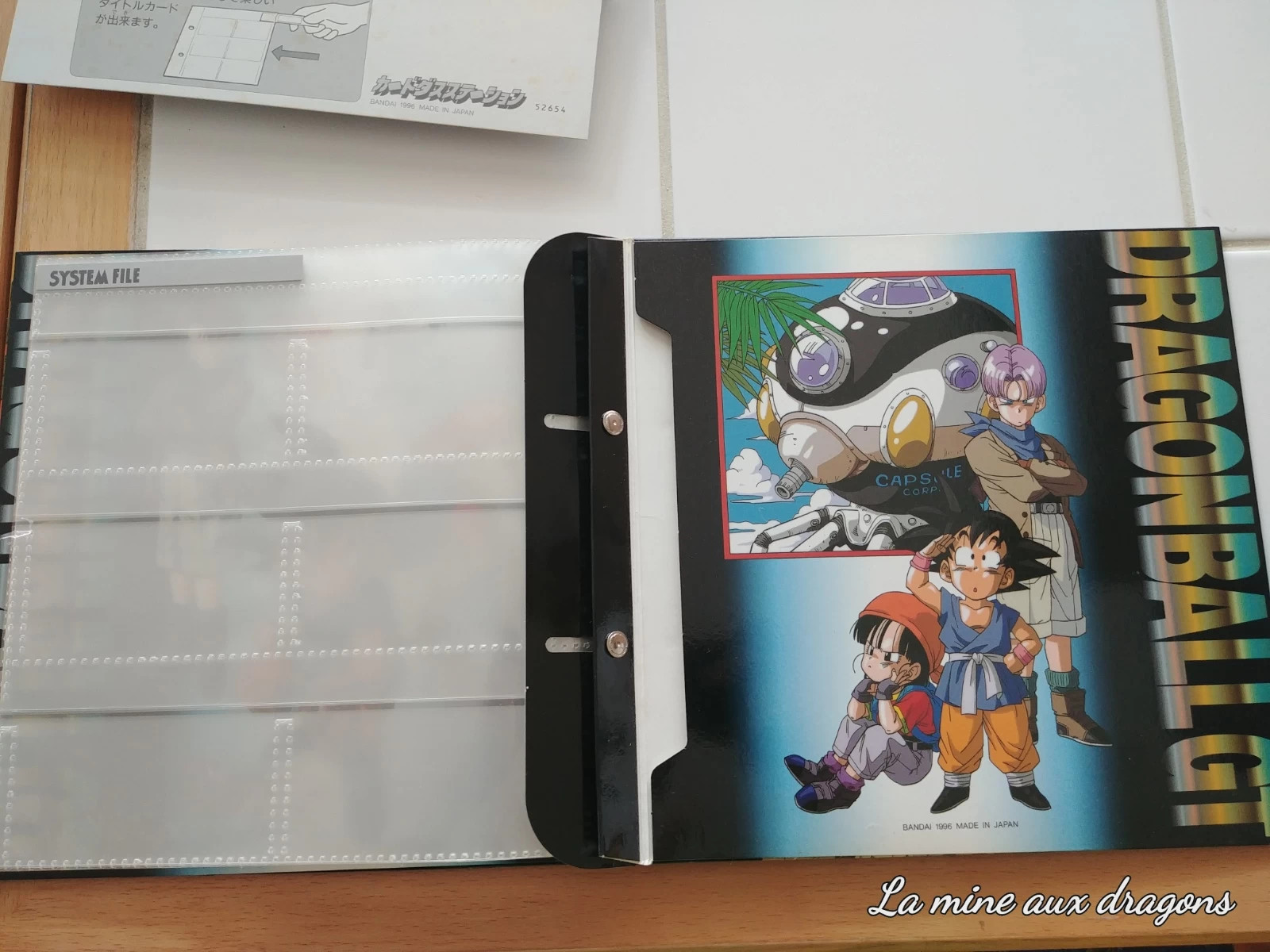 ALBUM CLASSEUR DE Rangement Cartes DBZ Dragon Ball Z - 32 Pages x
