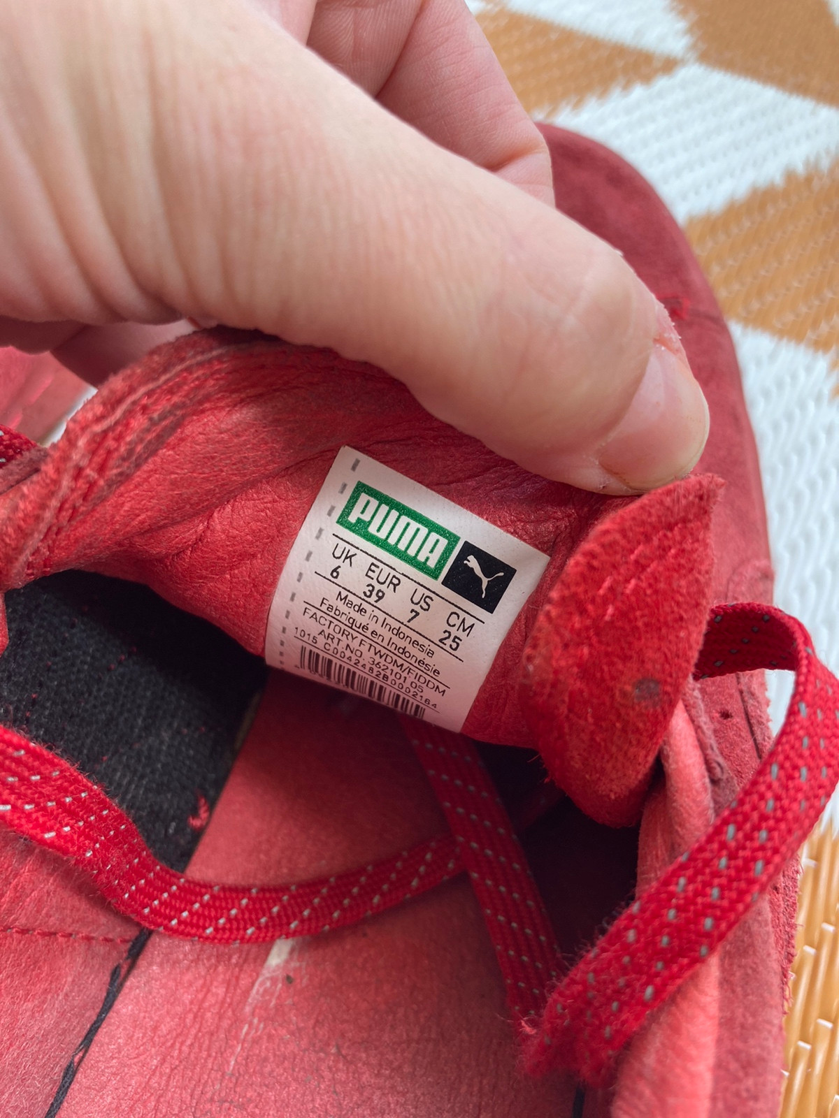 Puma suede rouge Vinted