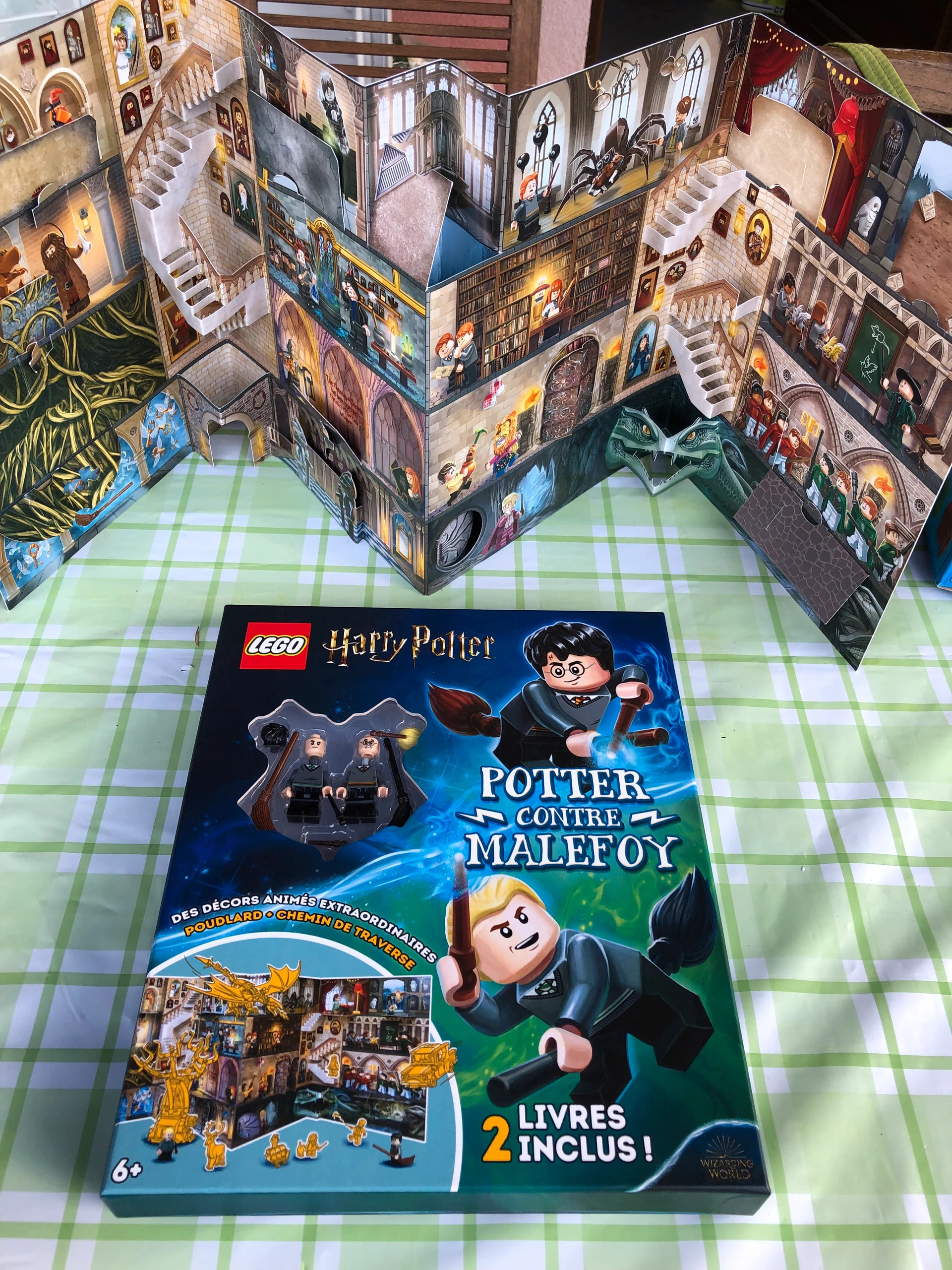 Livre Lego harry Potter Contre malefoy