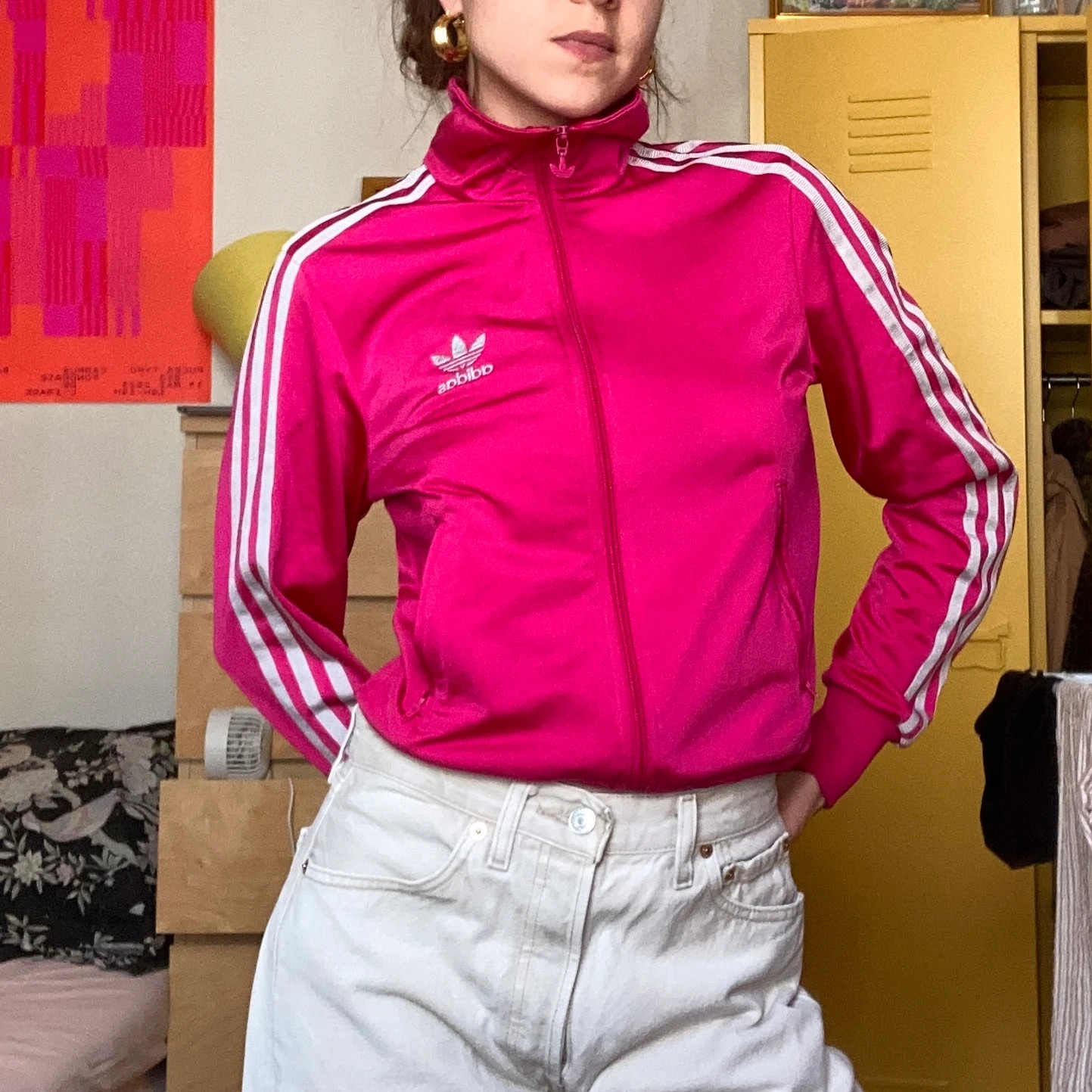 Gilet Adidas rose fuschia Vinted