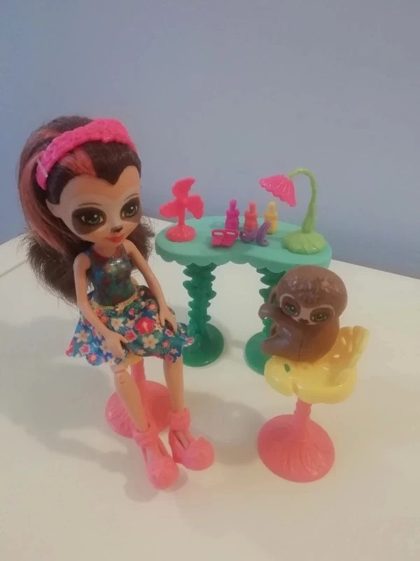 Mini-poupées avec animal Enchantimals - Figurine de collection