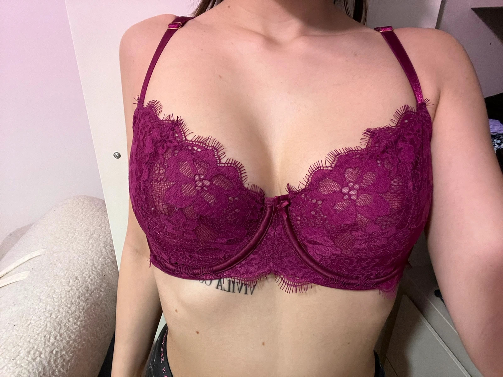 reggiseno fucsia victoria secret