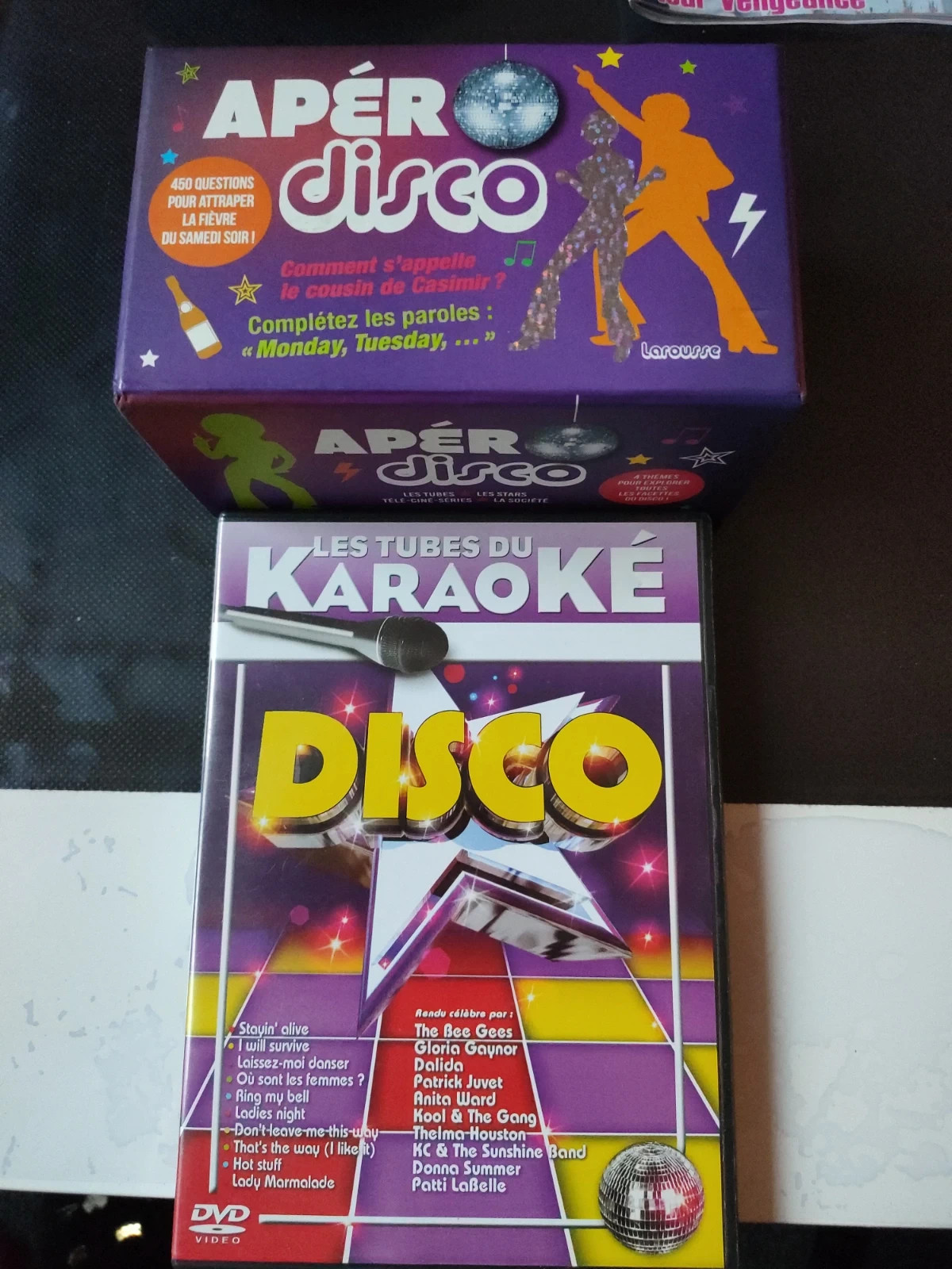 Jeu apéro disco et DVD karaoké disco