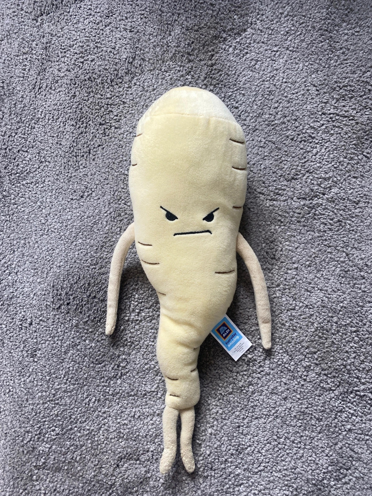 Aldi Kevin the carrot parsnip