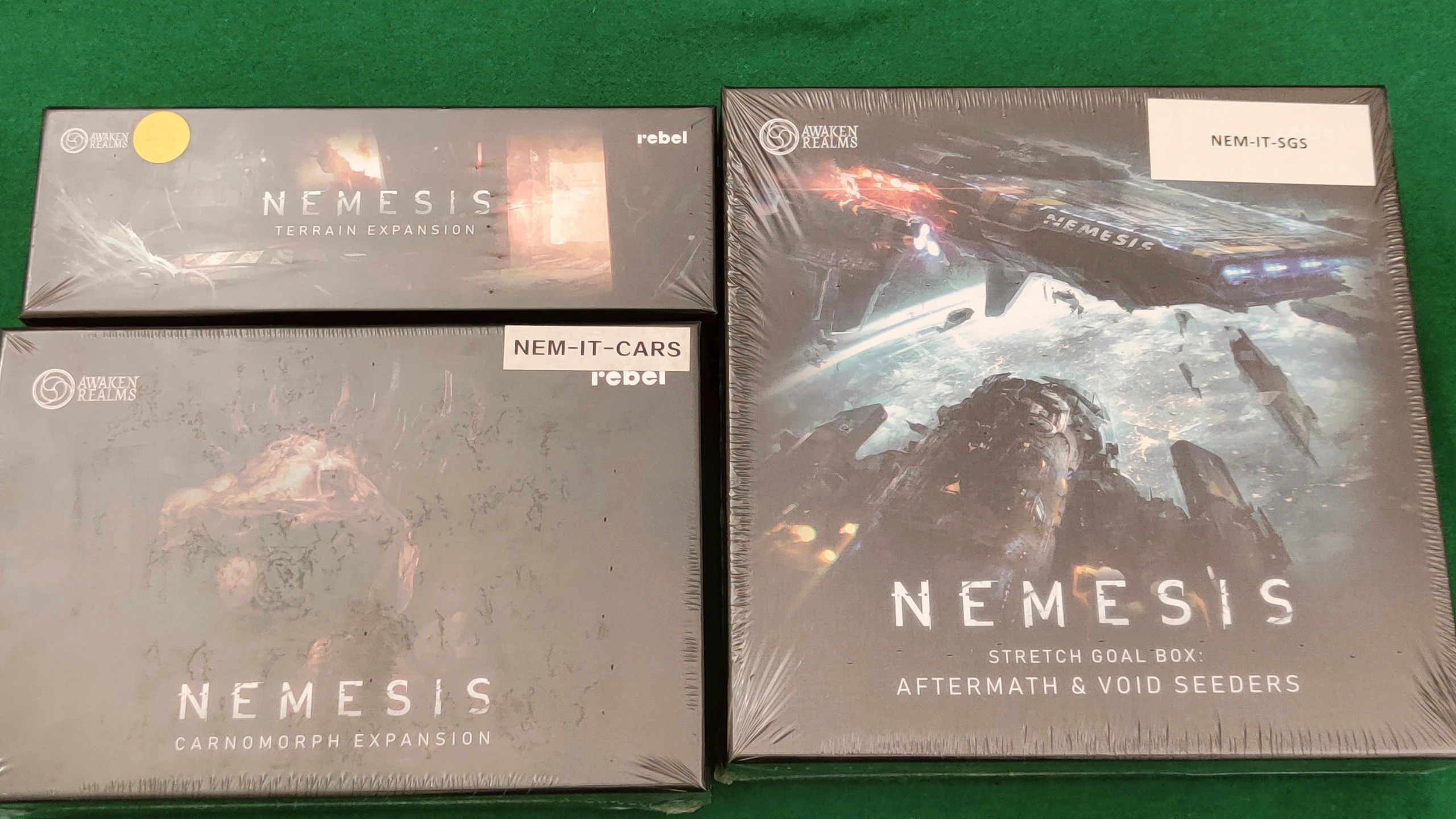 Nemesis Board game kickstarter expansion | Vinted