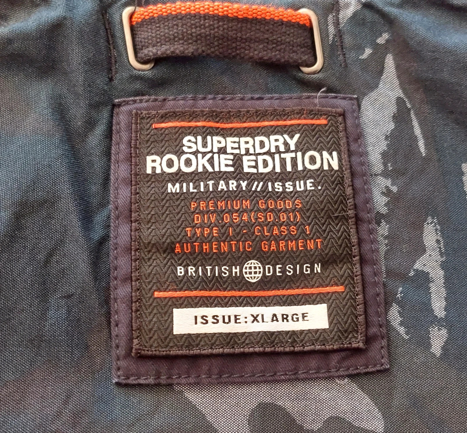 SuperDry Jacket Military Issue Rookie Edition Size Small British Design 