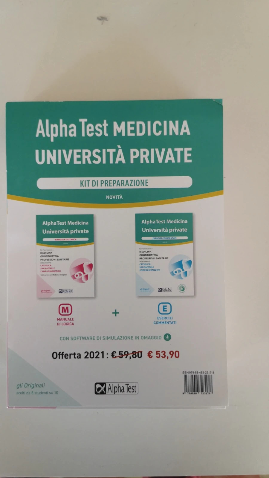 Alpha Test Medicina Università private. Esercizi commentati. Con