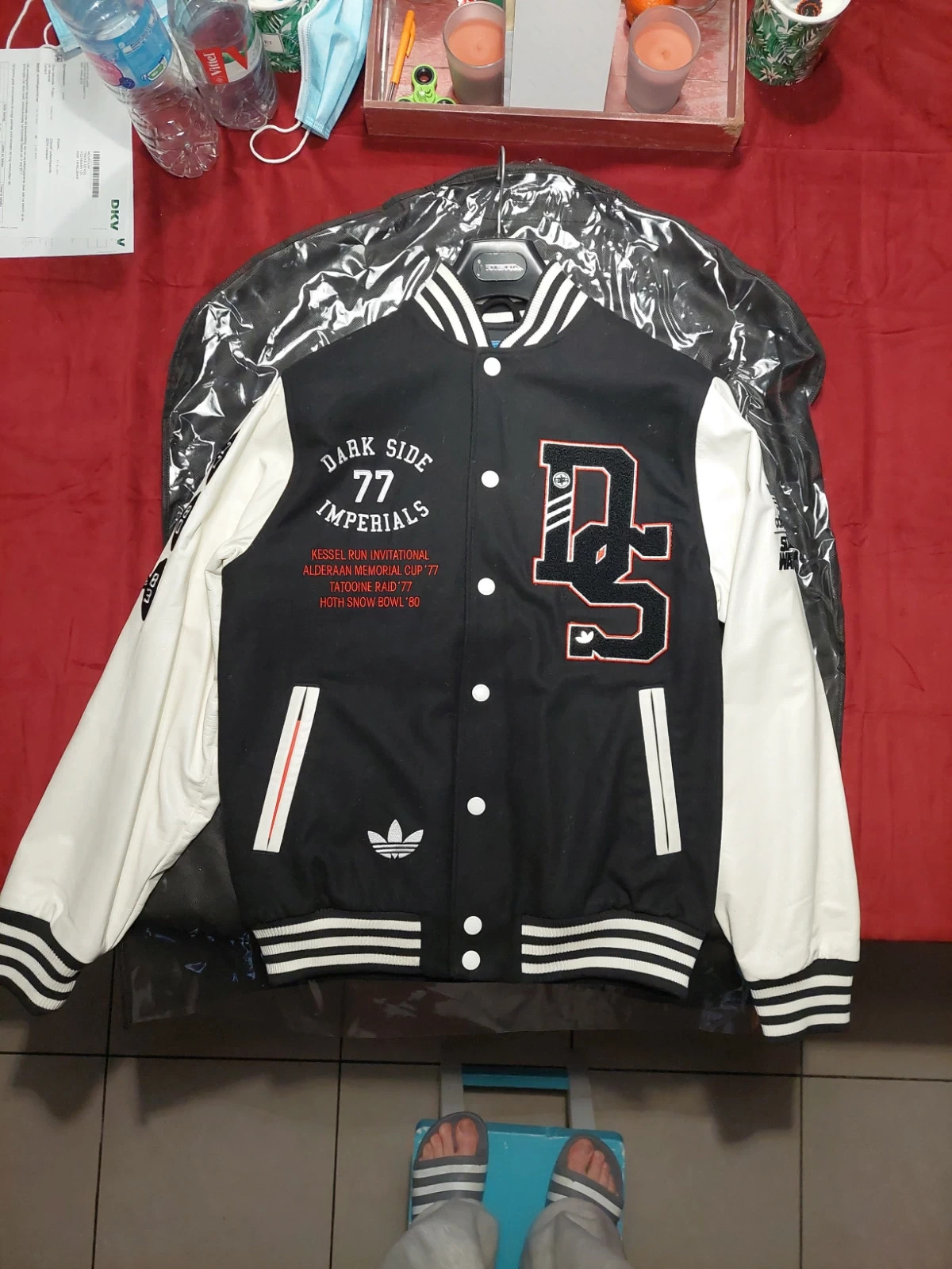 2010 Adidas x Star Wars Super Death Star varsity college jacket Vinted