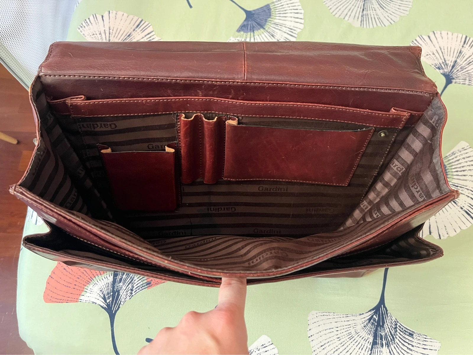 Borsa in vera pelle Gardini Milano Vinted