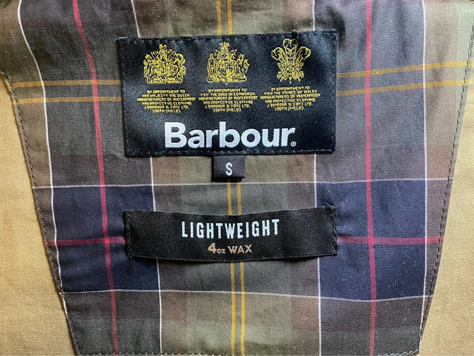 Barbour lightweight sander 2024 waxed cotton jacket