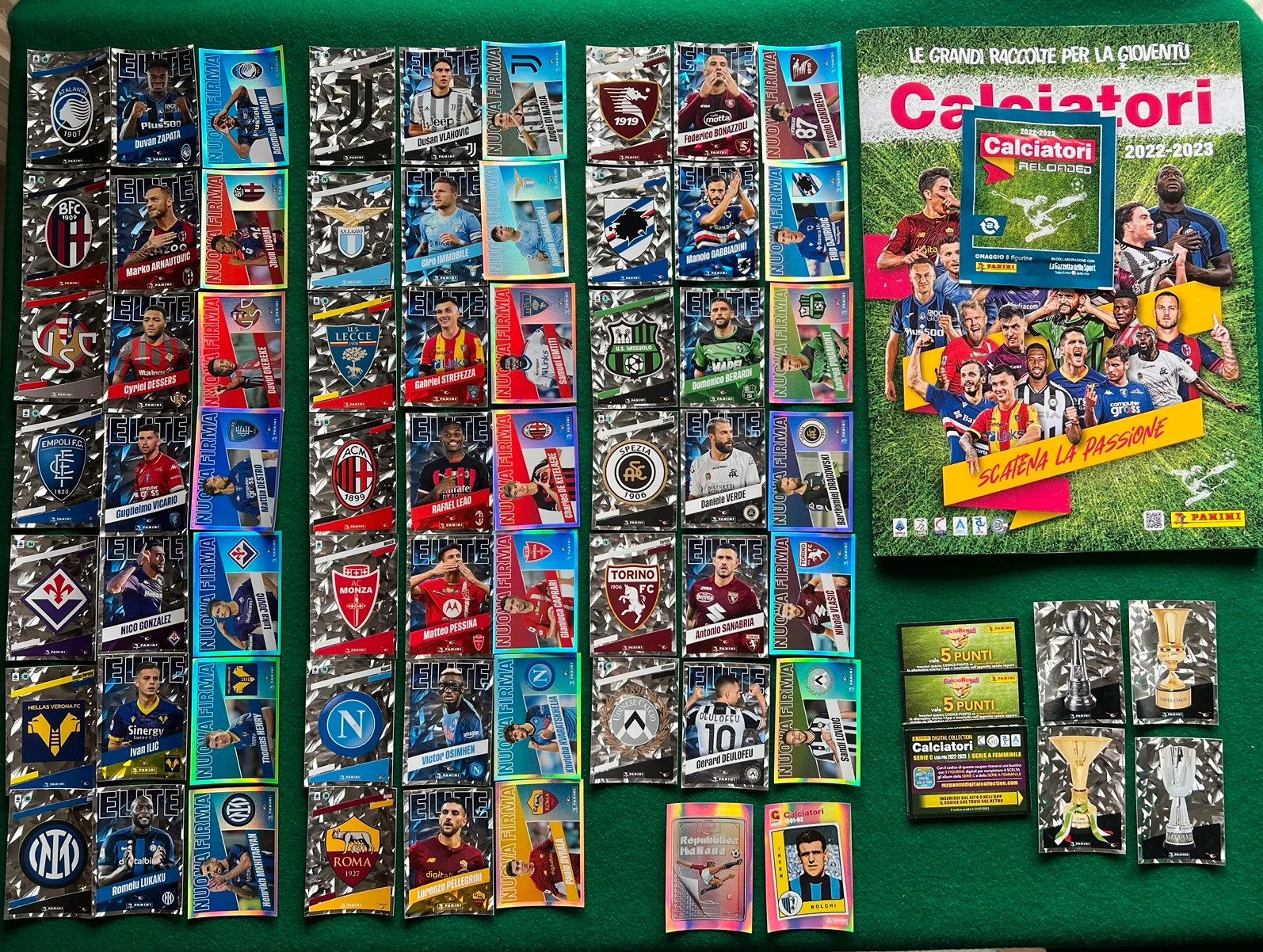 Calciatori Panini 2022 23 2023 Album vuoto + Set completo figurine