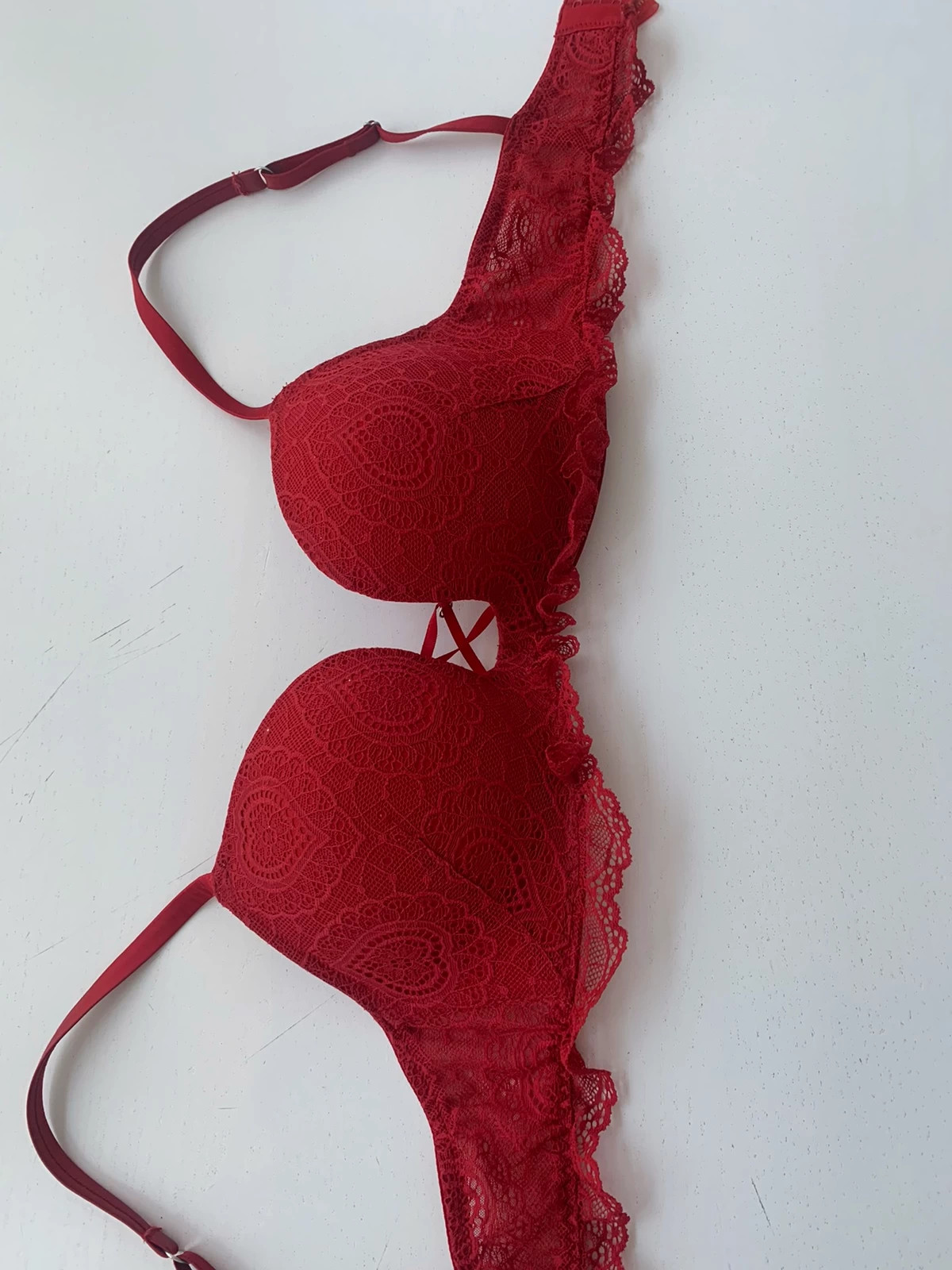 NEW NEU INTIMISSIMI red wirefree bra bh 75B 34B £19.20 - PicClick UK