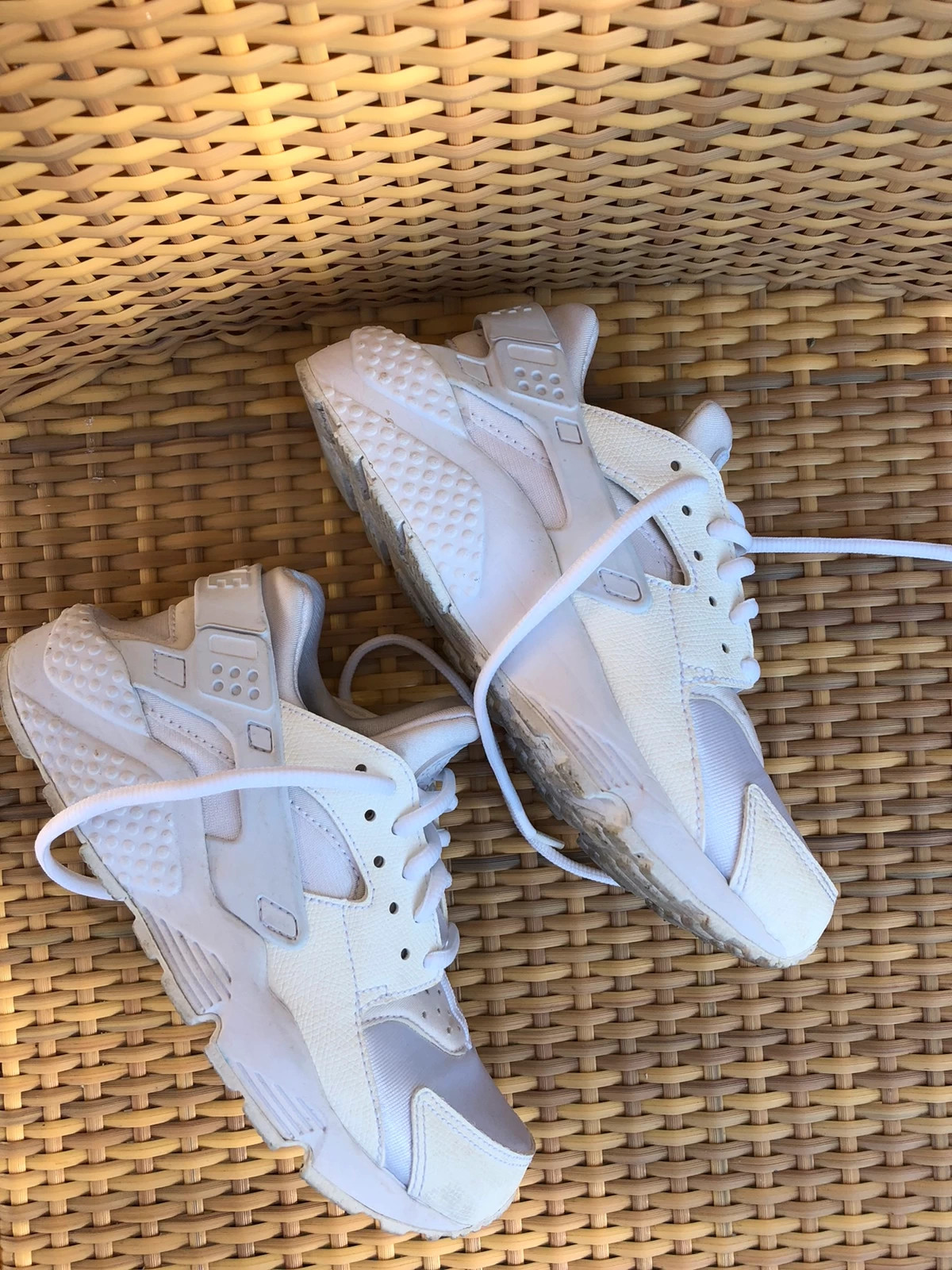 Huarache 2024 scarpe bianche