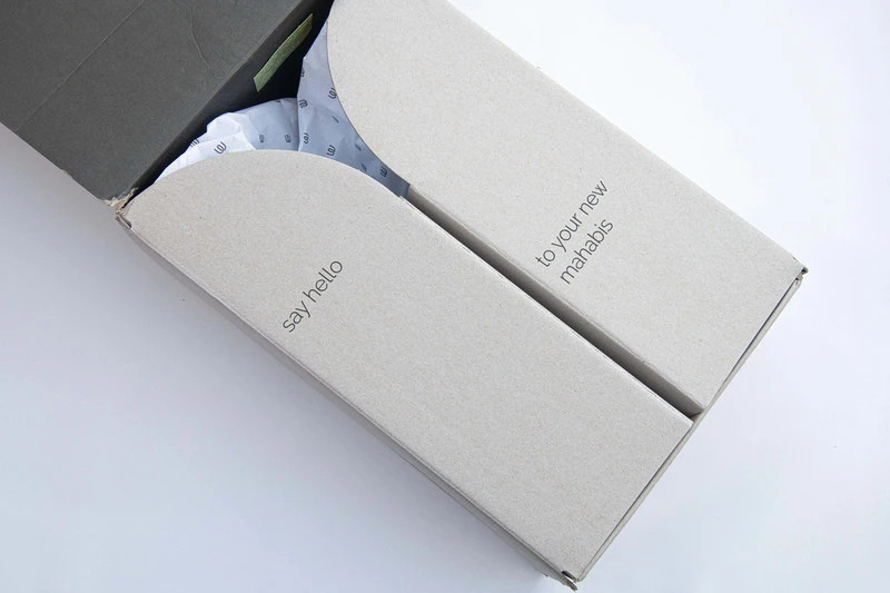 Mahabis curve pantoffels heren grijs geel maat 44 Nieuw Vinted