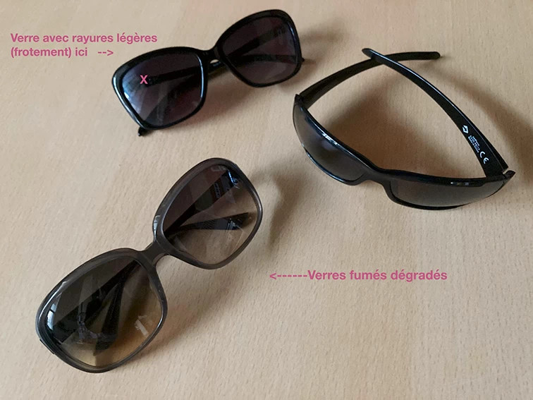 lots de lunettes Vinted