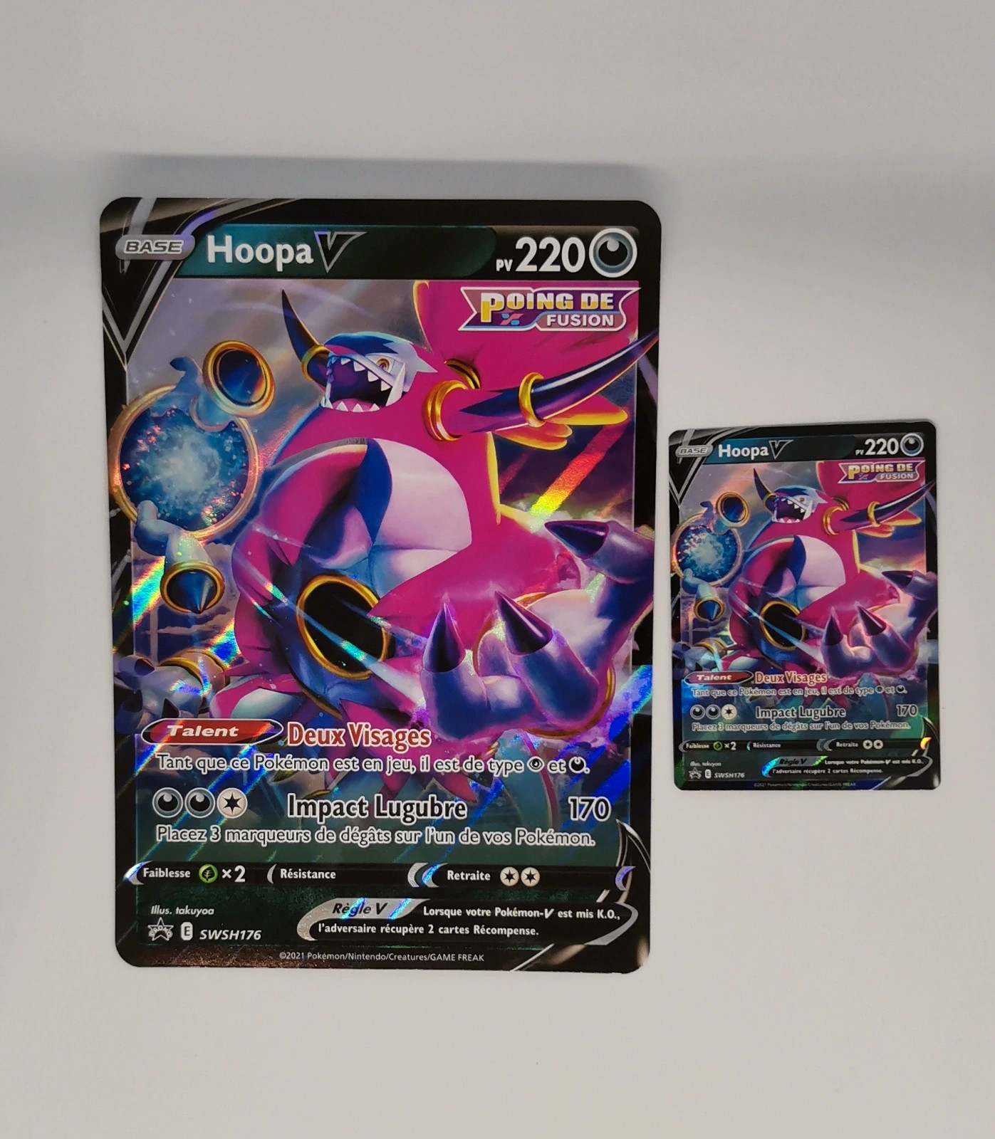 Hoopa V (Carte Géante Jumbo) - SWSH 176 - SWSH Black Star Promos - Carte  Pokémon à l'unité - DracauGames