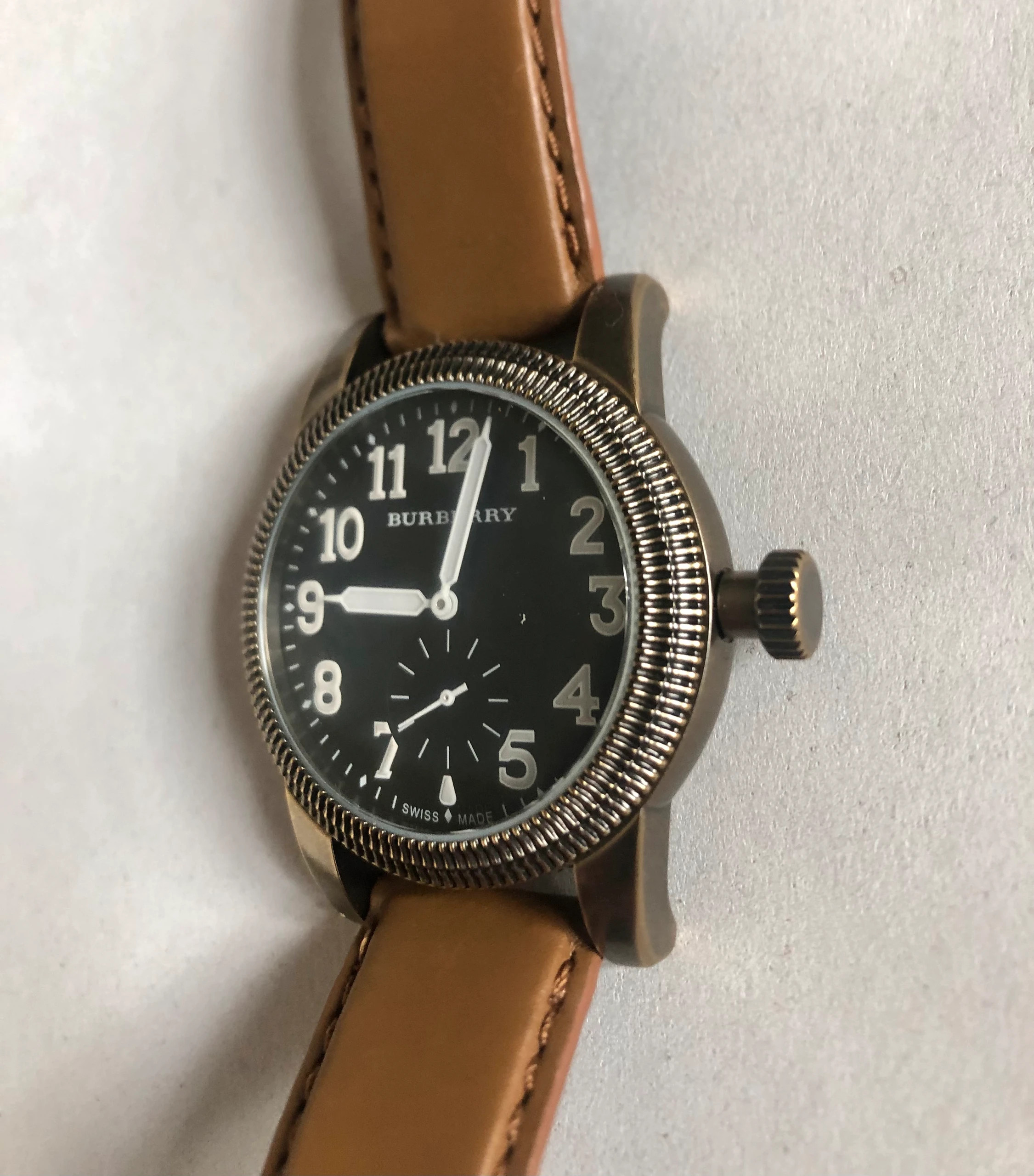 Burberry BU7831 Military Watch 38MM Coin Edge Case Vinted