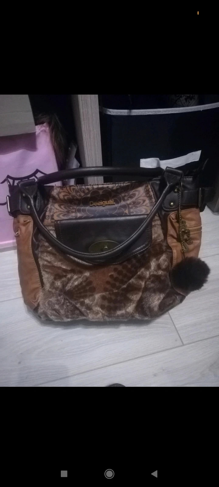 Sac sale desigual moutarde