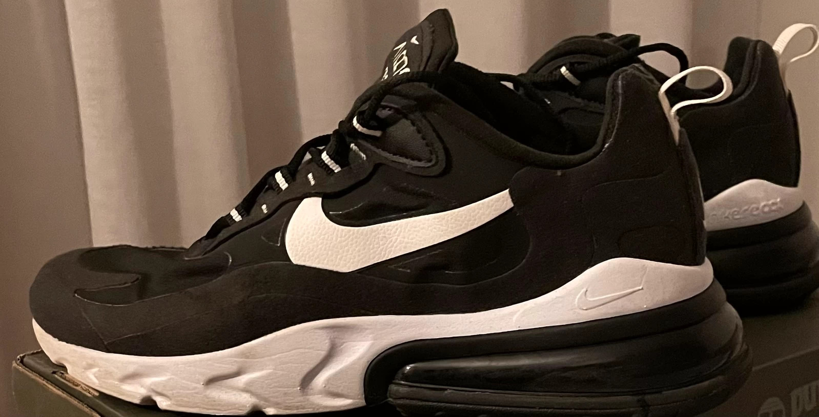 Air max react black clearance