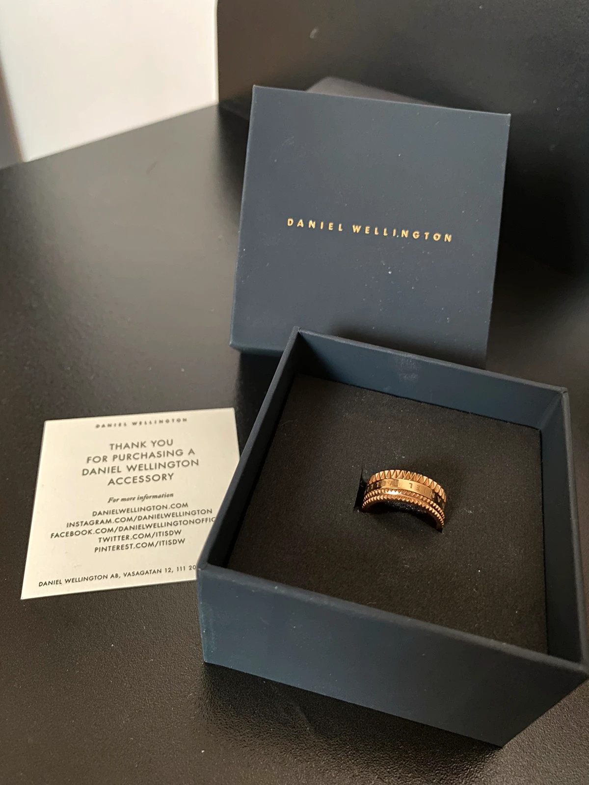 Bague Daniel Wellington Vinted