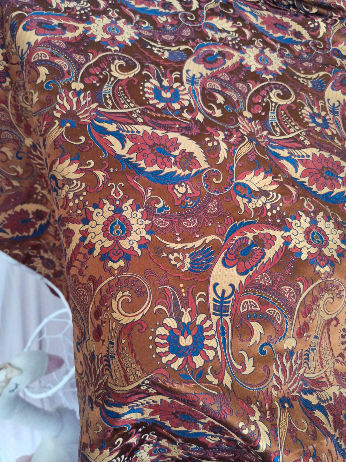 Pure silk satin tapestry Materiał 175/77 jedwab